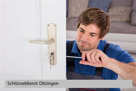 Kosten für Türöffnung und Schlüsselwechsel in Ditzingen